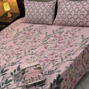 Alkaram 3pc King Size Bedsheet code 587