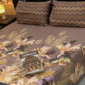 Alkaram 3pc King Size Bedsheet code 586