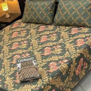 Alkaram 3pc King Size Bedsheet code 583