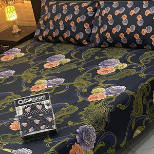 Alkaram 3pc King Size Bedsheet code 575