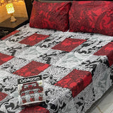 Alkaram 3pc King Size Bedsheet code 560