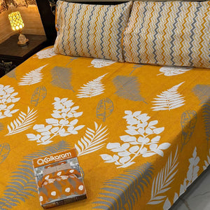 Alkaram 3pc King Size Bedsheet code 559