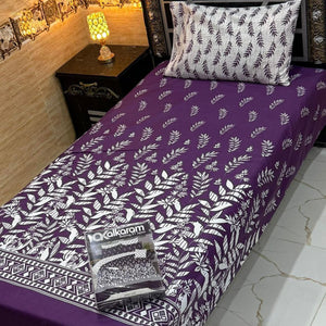 Alkaram 4pc Single Pair Bedsheet code 503