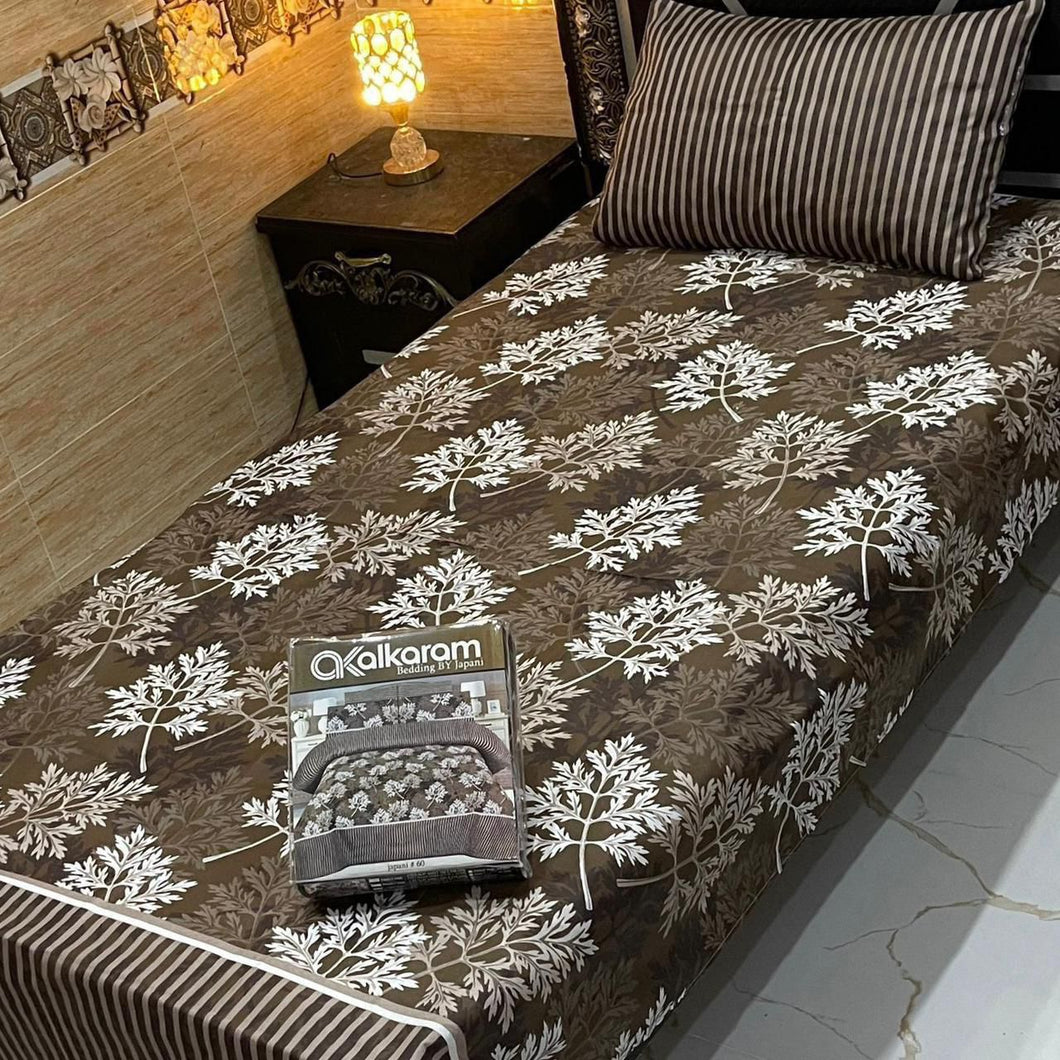 Alkaram 4pc Single Pair Bedsheet code 512