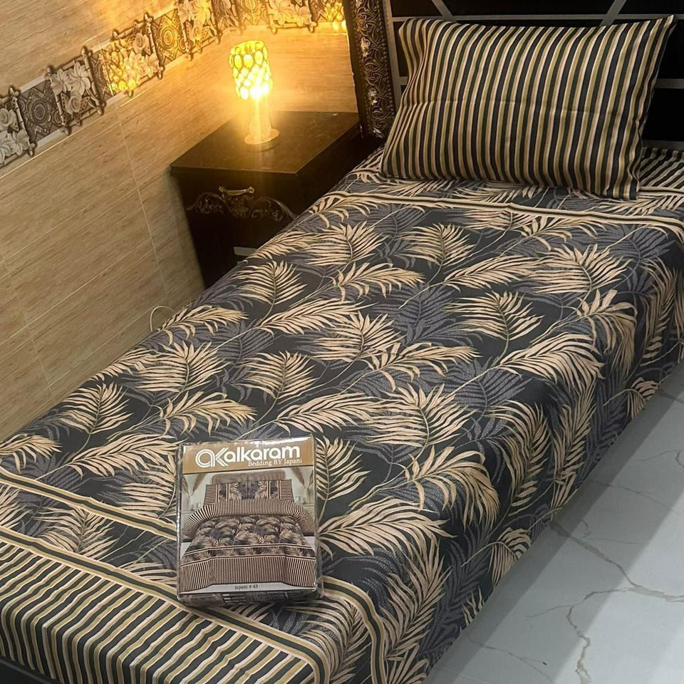 Alkaram 4pc Single Pair Bedsheet code 515