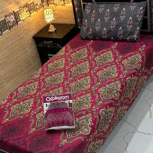Alkaram 4pc Single Pair Bedsheet code 538