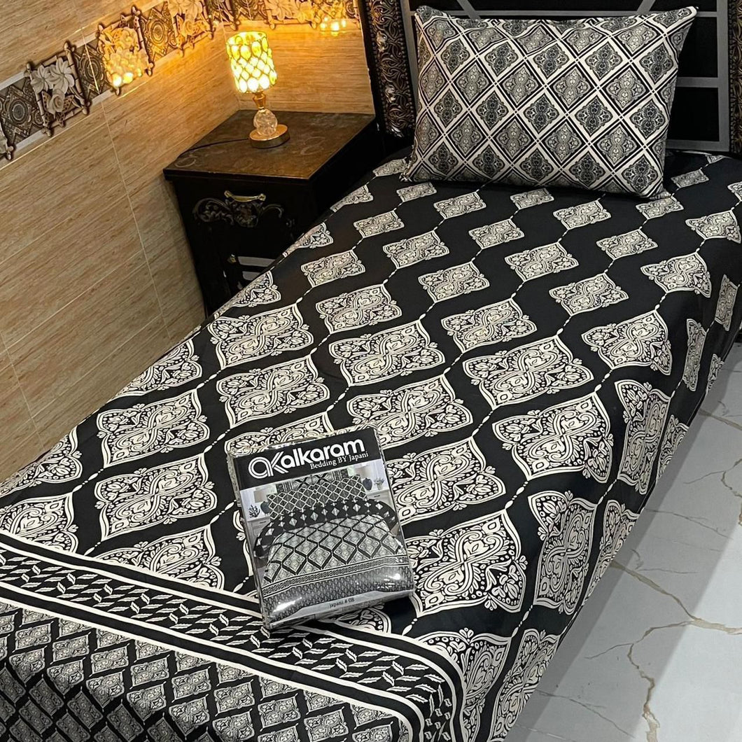 Alkaram 4pc Single Pair Bedsheet code 543