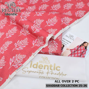 Regalia Unstitched Khaddar 2pc code 454