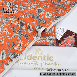 Regalia Unstitched Khaddar 2pc code 452