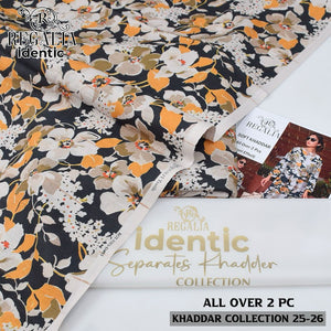 Regalia Unstitched Khaddar 2pc code 449