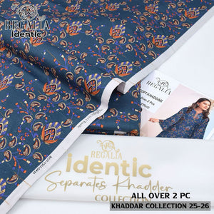 Regalia Unstitched Khaddar 2pc code 450