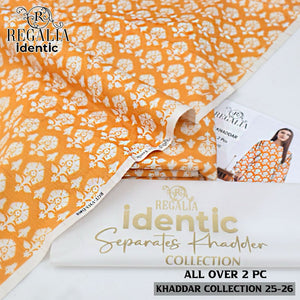 Regalia Unstitched Khaddar 2pc code 446