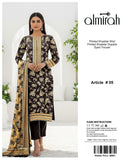 Almirah Printed Khaddar 3pc code 637