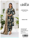 Almirah Printed Khaddar 3pc code 632