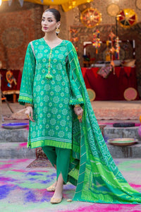 Gul Ahmad Printed Khaddar 3pc code 642