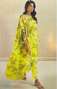 Sana Safinaz Printed Khaddar 3pc code 661